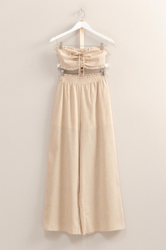 Bra Top and Pants Set