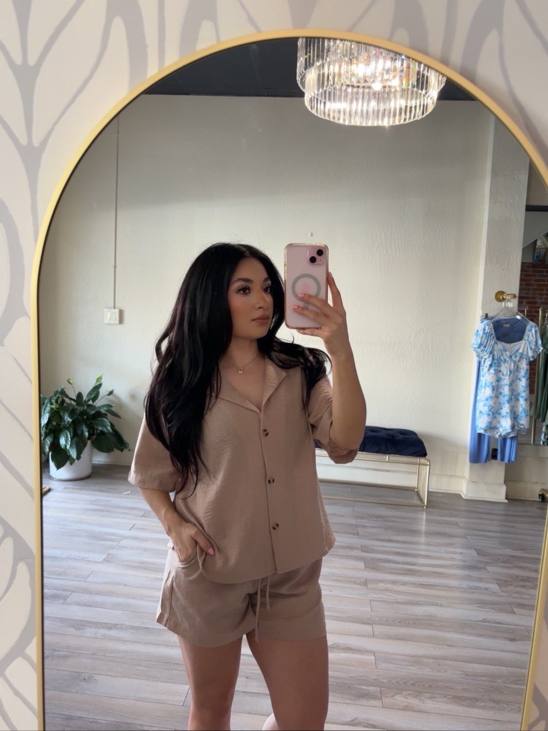 Short Sleeve Shirt and Short Set