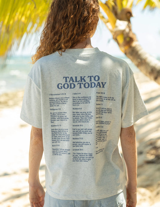 Talk to god tee